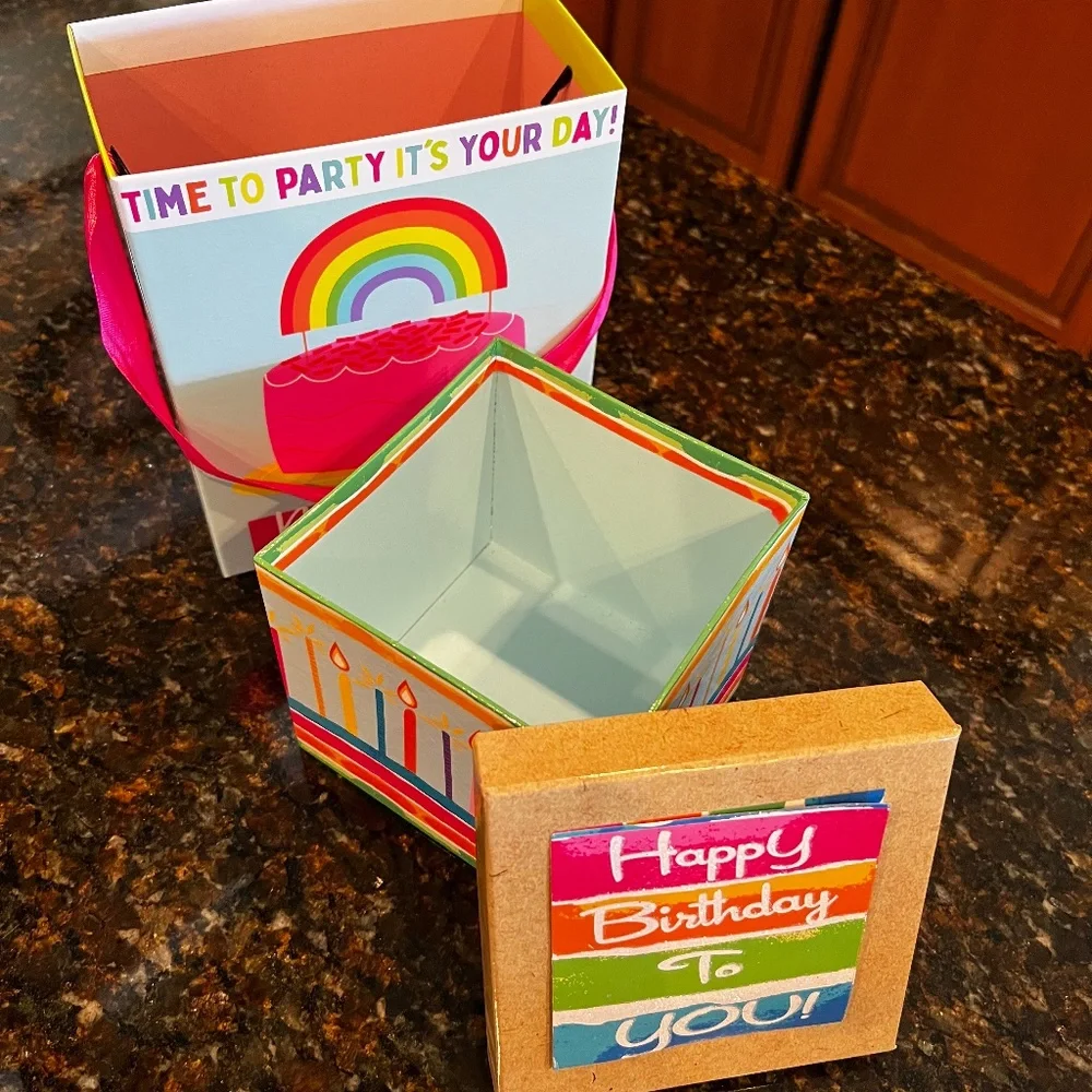 Happy Birthday Gift Boxes-Set of 3